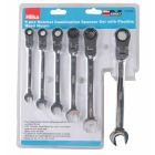 6 pce Ratchet Spanner Set with Flexible Head Metric Pro Craft