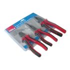 3 pce Pliers Set with Soft Grip Handles