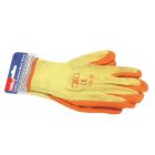 Large 10" Orange Latex Coated Work Gloves