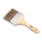 4" Wooden Synthetic Bristle Paint Brushes