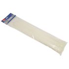 50 7.2mm x 400mm Cable Ties White
