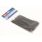 100 3.6mm x 150mm Cable Ties Black