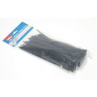 100 4.8mm x 200mm Cable Ties Black