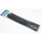 50 7.2mm x 400mm Cable Ties Black