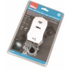 White COB Front Bike Light with Batteries