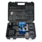 18V Li-ion Brushless Combi Drill with Two 2.0Ah Batteries & 50 pce Accessories
