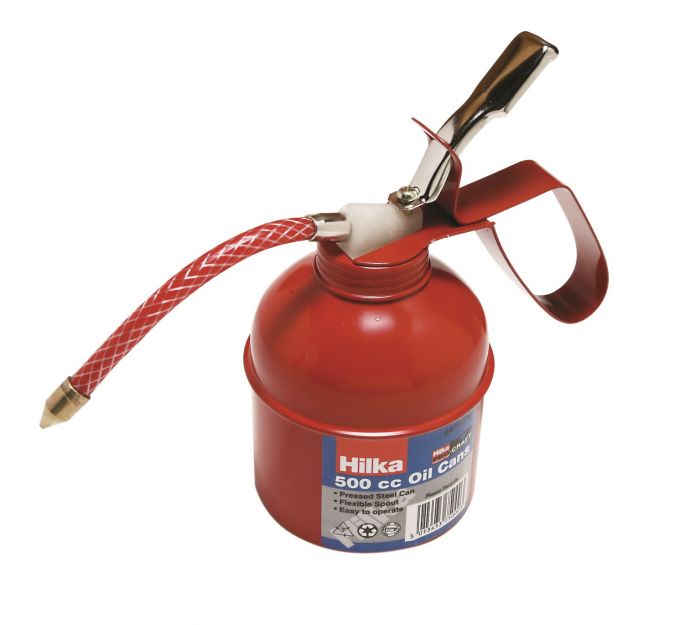 Hilka 500cc Oil Can Pro Craft  Steel can with flexible spout 84750000