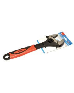 12" (300mm)  Soft Grip Wide Jaw (40mm) Adjustable Wrench