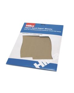 10 pce Sandpaper Sheets