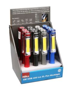 4.5W COB 400L XL Pen Light & Batts 12 pce CDU