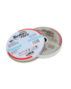 10 x 115mm SS Cutting Disc Turbo Flex