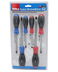 6 pce Soft Grip Screwdriver Set