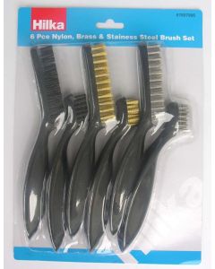 6 pce 7" & 9" Wire Brush Set