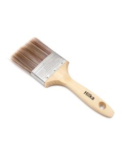 3" Wooden Synthetic Bristle Paint Brushes