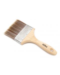 4" Wooden Synthetic Bristle Paint Brushes