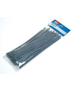 50 4.5mm x 250mm Cable Ties Grey